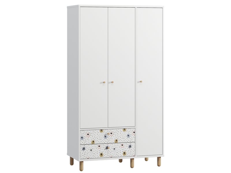 Шкаф детский Трикси 3-105x190 Мишки ​