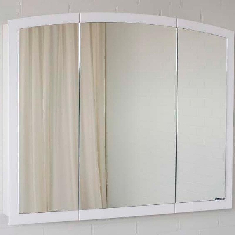 Зеркальный шкаф Comforty Палини 100 00004147994 Белый глянец