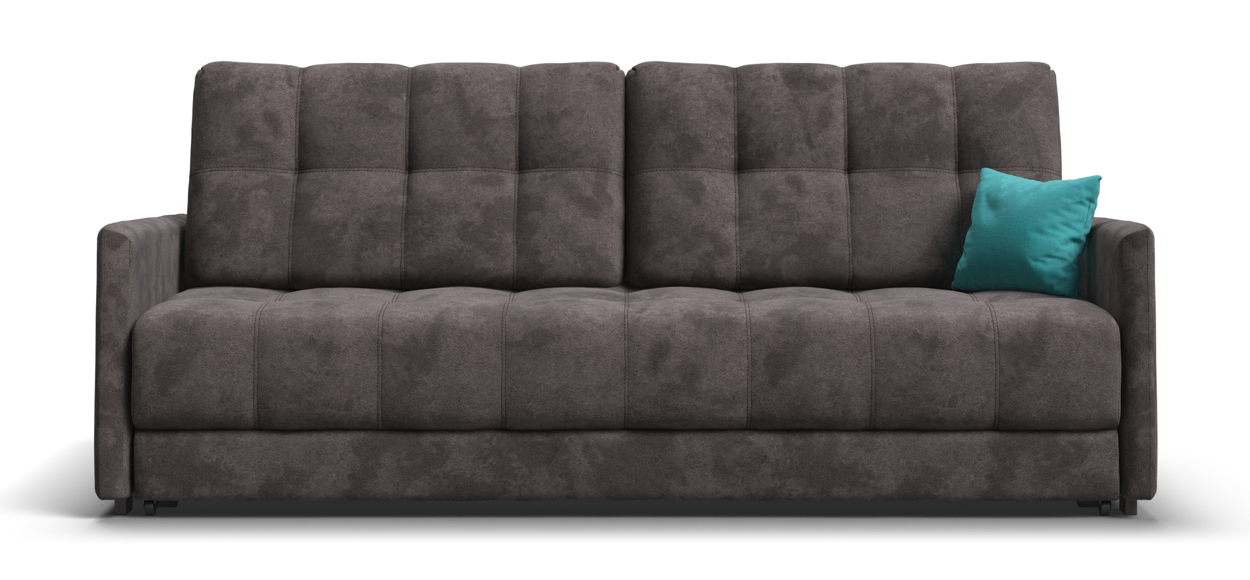 Диван Босс Лофт Велюр Алькантара серый