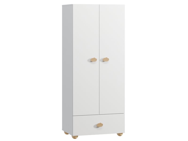 Шкаф детский Тесси 2-75x181 Белый