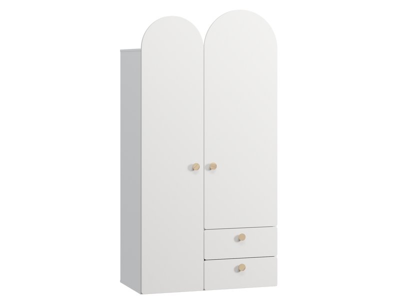 Шкаф детский Арчи 2-100x196 Белый