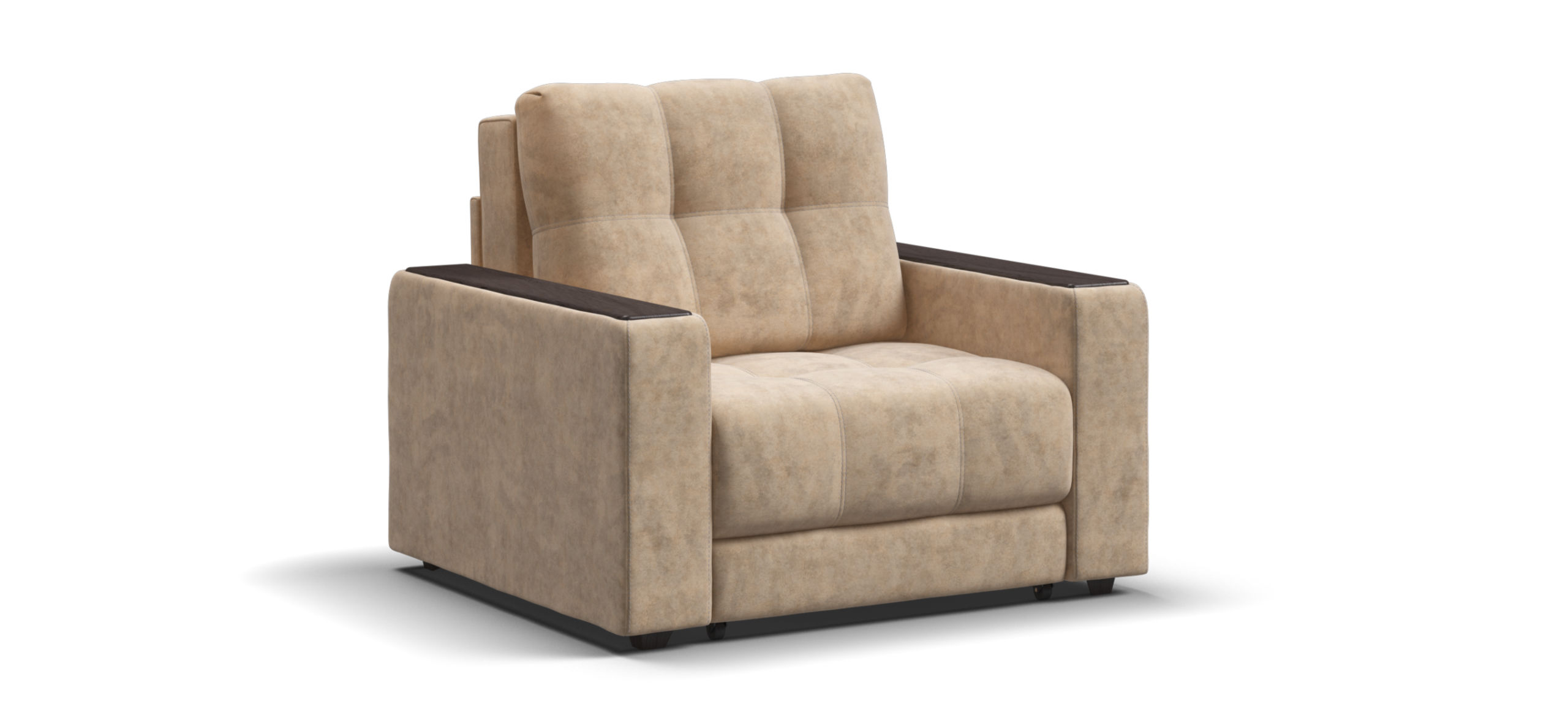 Босс кресло-кровать Велюр Роял шампань