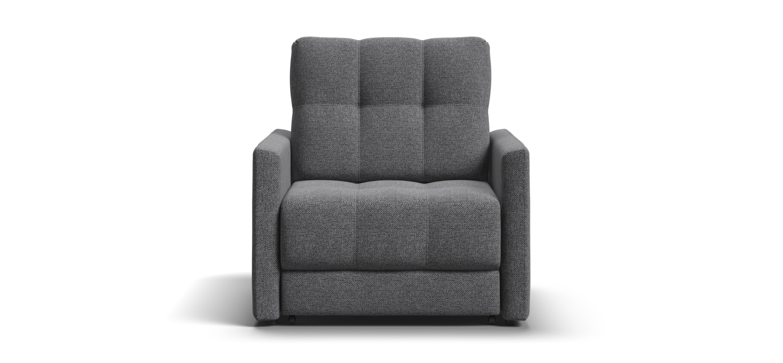 Босс Лофт кресло-кровать Рогожка Мальмо серый