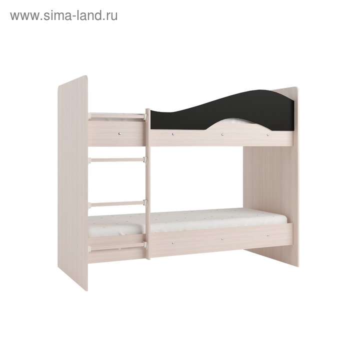 Кровать 2-х ярусная 800х1900, Венге/Млечный дуб